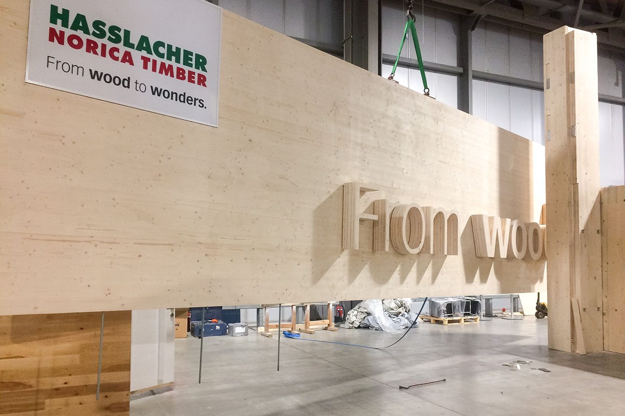 Hasslacher Norica Timber Messestand