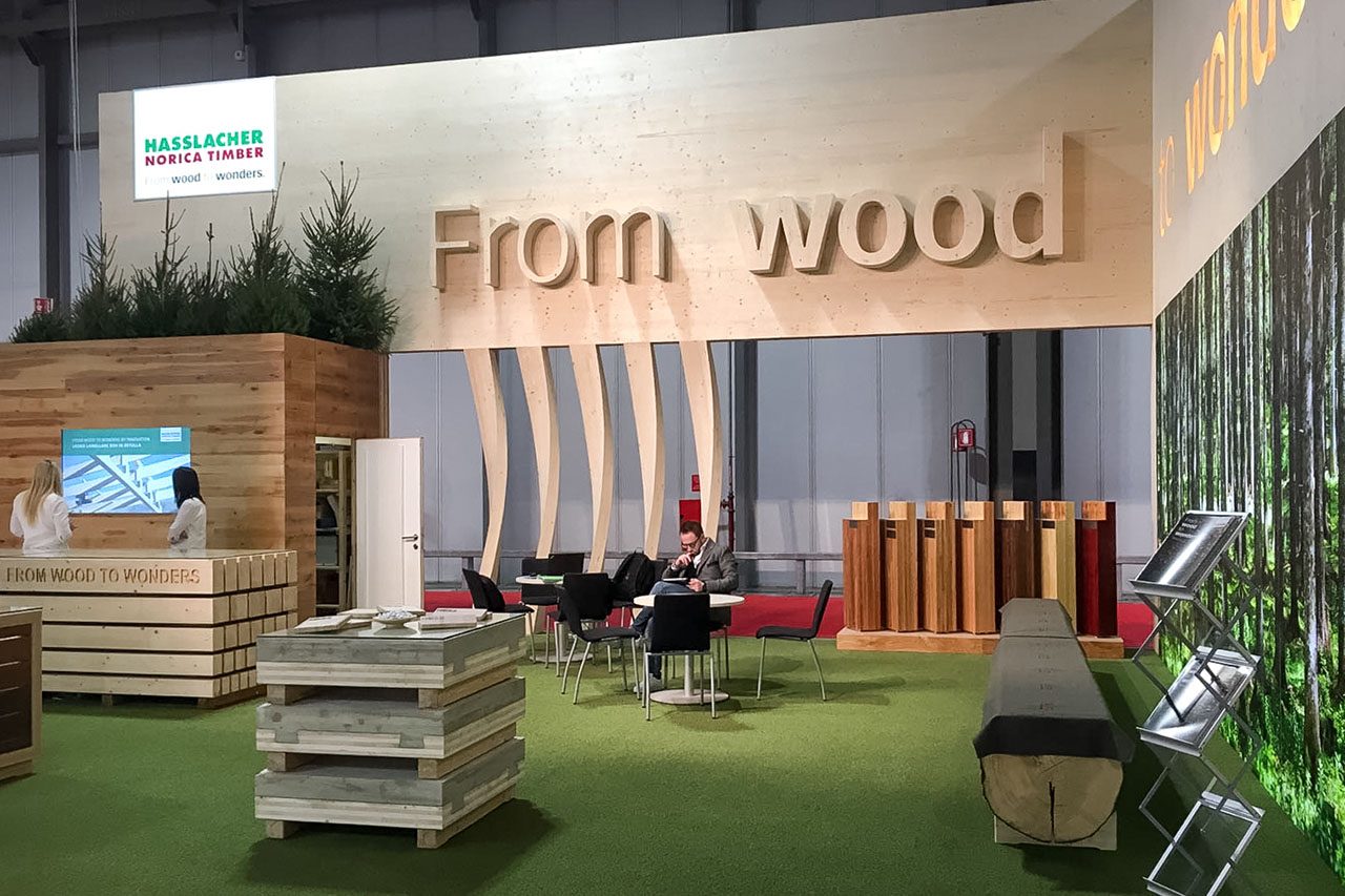 Hasslacher Norica Timber Messestand